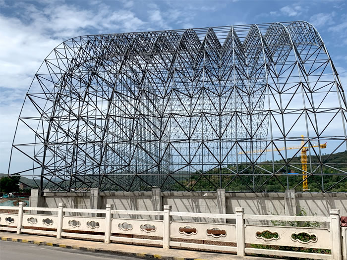 攀枝花山寨矿储煤棚网架